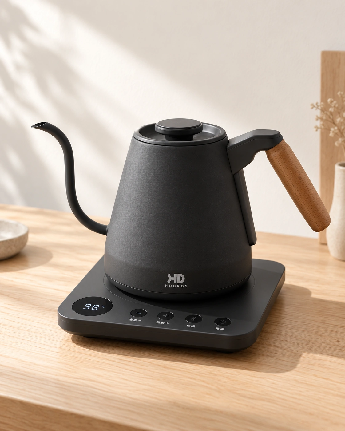 Graphite black kettle material and color direction