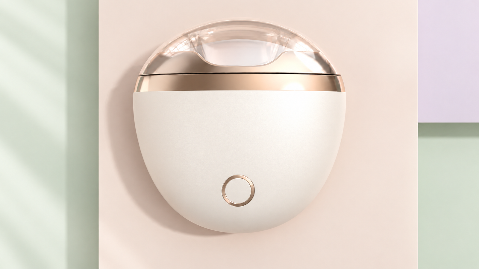 Final vision of the Mousse electric nail clipper as a refined personal-care object